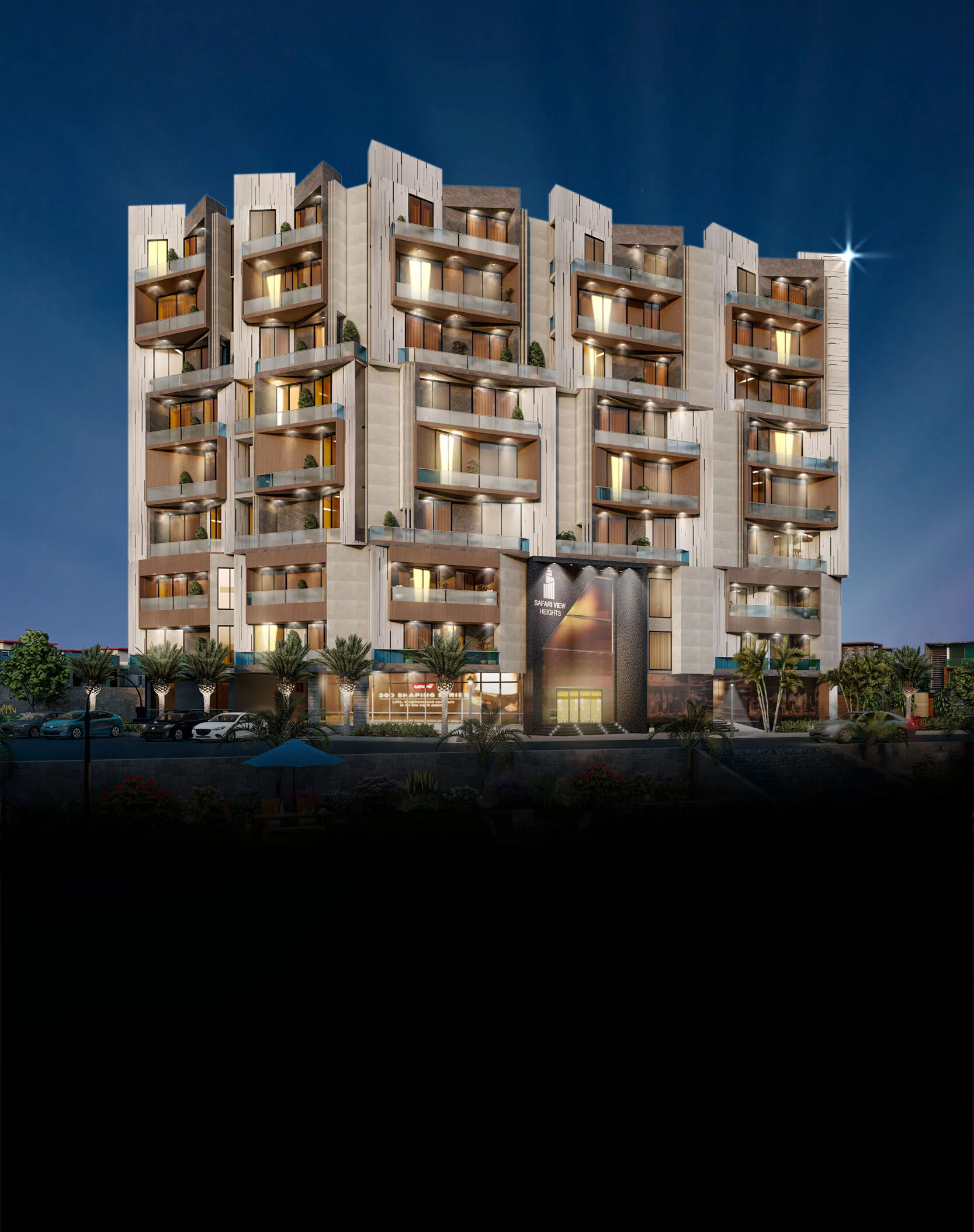 Safari View Heights Luxury Apartments on installment in Bahria Town Islamabad